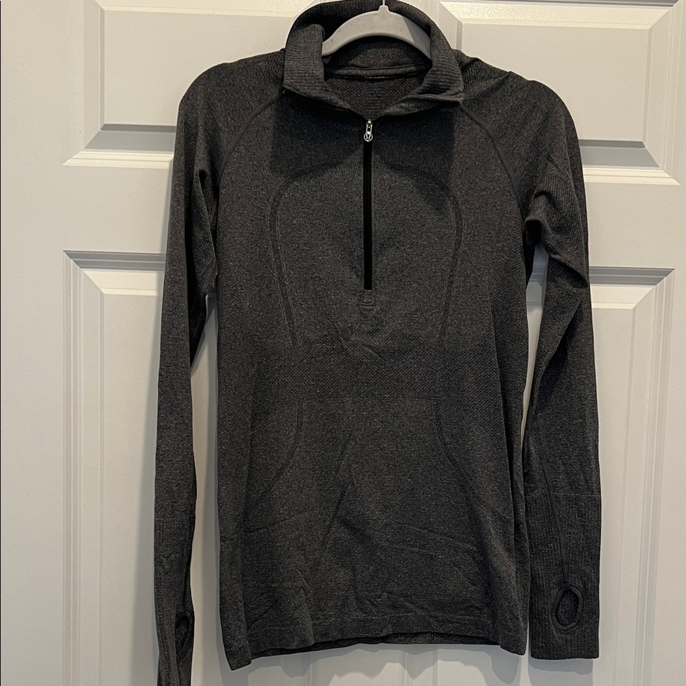 Lululemon Gray Quarter-Zip Pullover 8